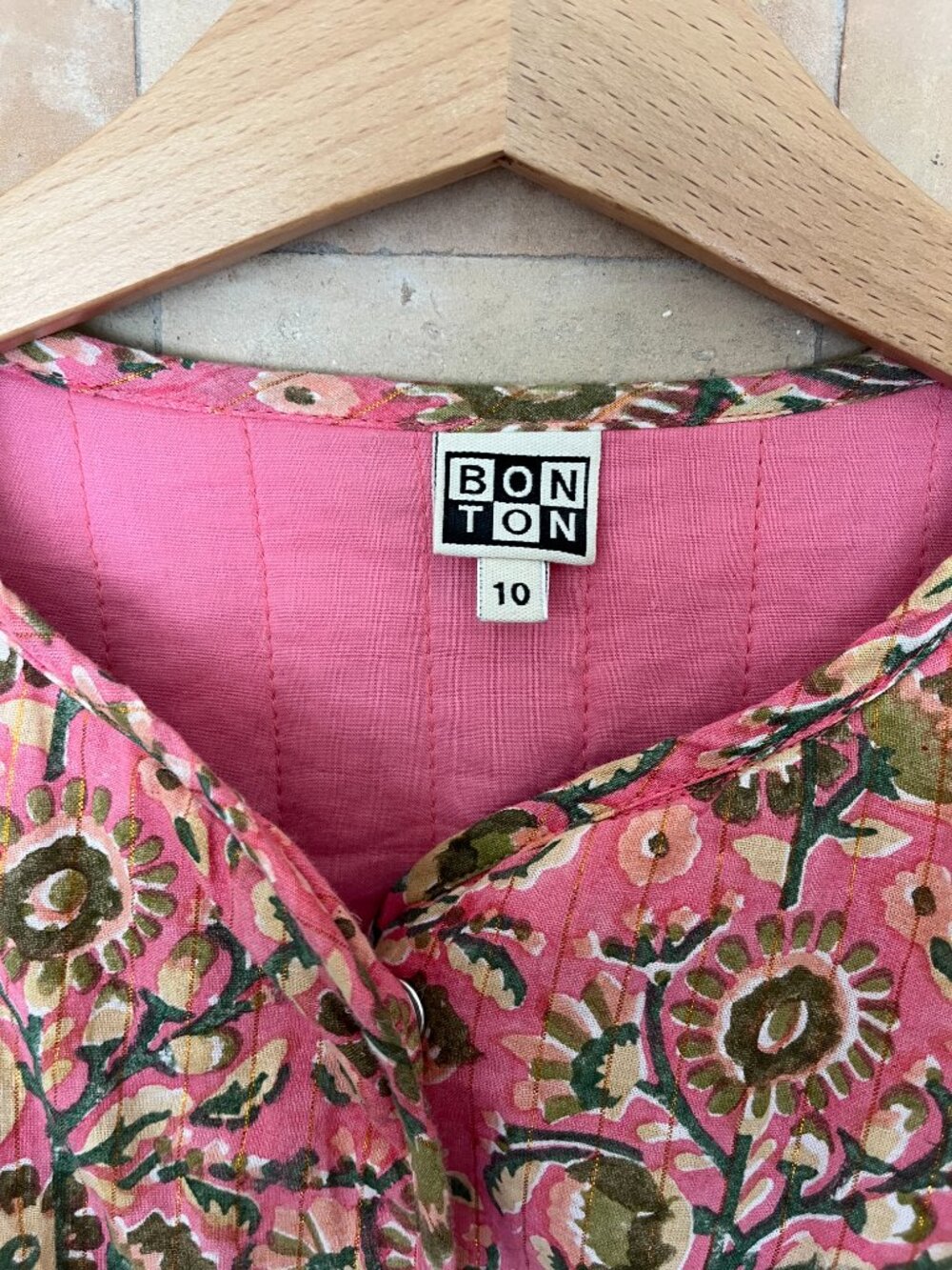 BONTON "Giselle" Blockprint Jacket - Picture 2 of 9